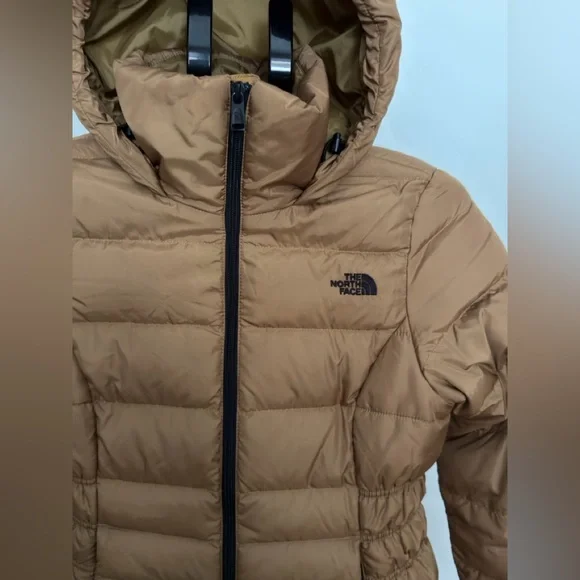The North Face Tan Hooded Jacket - Picture 3 of 6